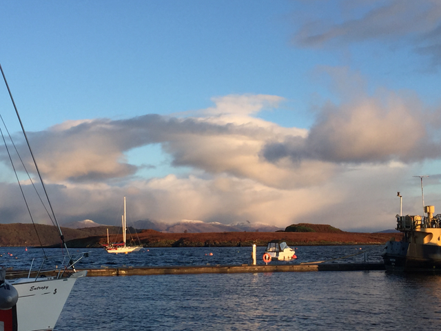 snow on hill tops